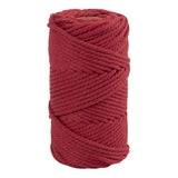 Creativ Company Macrame Koord Rood, 55m