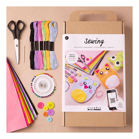 Creative startpakket beestjes van vilt naaien