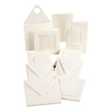 Creativ company http: www.cchobby.nl passepartout-kaarten-afmeting-kaart-10-5x15-12-5x12-5-cm-inhoud-kan-varieren-off-white-50-set-1-doos