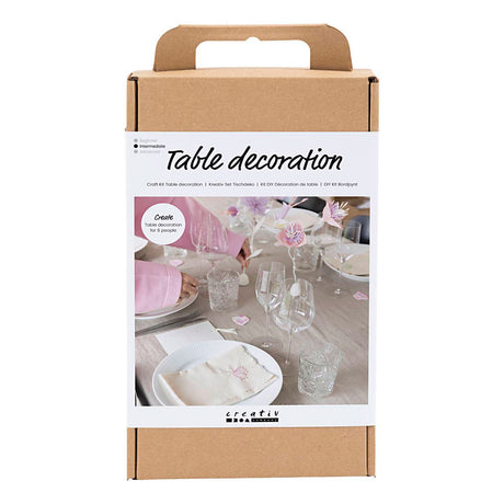 Creativ company hobbyset tafeldecoratie pastelkleuren
