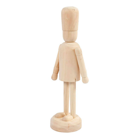 Creativ company houten figuur op voet, 45cm