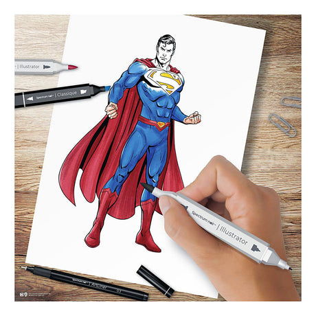 Creativ company https: www.cchobby.nl hobbyset-illustratie-superman-diverse-kleuren-1-doos