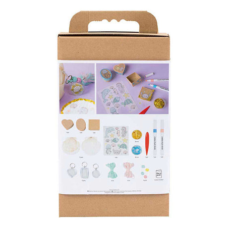 Creativ company https: www.cchobby.nl hobbyset-decoratie-dozen-schelpen-sleutelhangers-pastelkleuren-1-doos