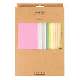 Creativ company hobbyvilt a4 dikte 2mm pastelkleuren - 10st.