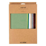 Creativ company hobbyvilt a4 dikte 2mm naturel kleuren - 10st.