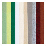 Creativ company hobbyvilt a4 dikte 2mm naturel kleuren - 10st.