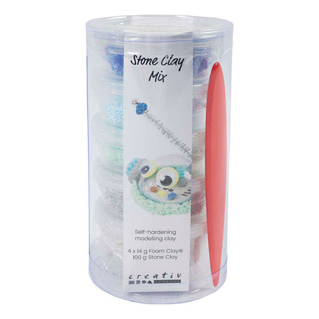 Creativ company stone clay mix blauw en groen harmonie