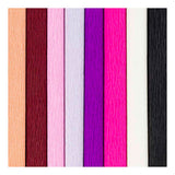 Creativ company crepepapier paars en roze harmonie - 8st.