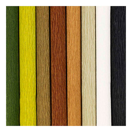 Creativ company crepepapier naturel - 8st.
