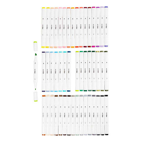 Creativ company tekenstift lijndikte 1+8mm standaardkleuren - 48st.