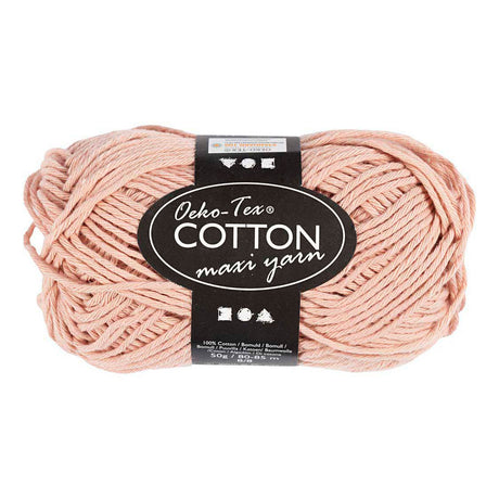 Creativ company katoengaren afm 8 8 l: 80-85 m beige - 50gr.