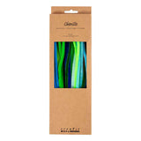 Creativ company chenille 6mm x 30cm groen en turquoise harmonie - 25st.