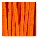 Creativ company chenille 6mm x 30cm oranje - 50st.