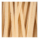 Creativ company chenilledraad knutselmateriaal beige 6mm x 30cm 50 stuks.