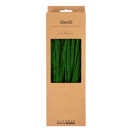 Creativ company chenille 6mm x 30cm dennegroen - 50st.