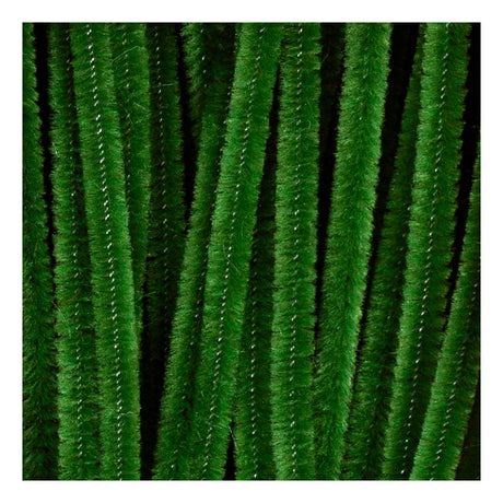 Creativ company chenille 6mm x 30cm dennegroen - 50st.