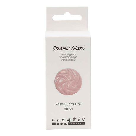 Creativ company keramiek glazuur 984-1101 c dekkend rose - 60ml