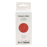 Creativ company keramiek glazuur 984-1101 c dekkend toro red - 60ml