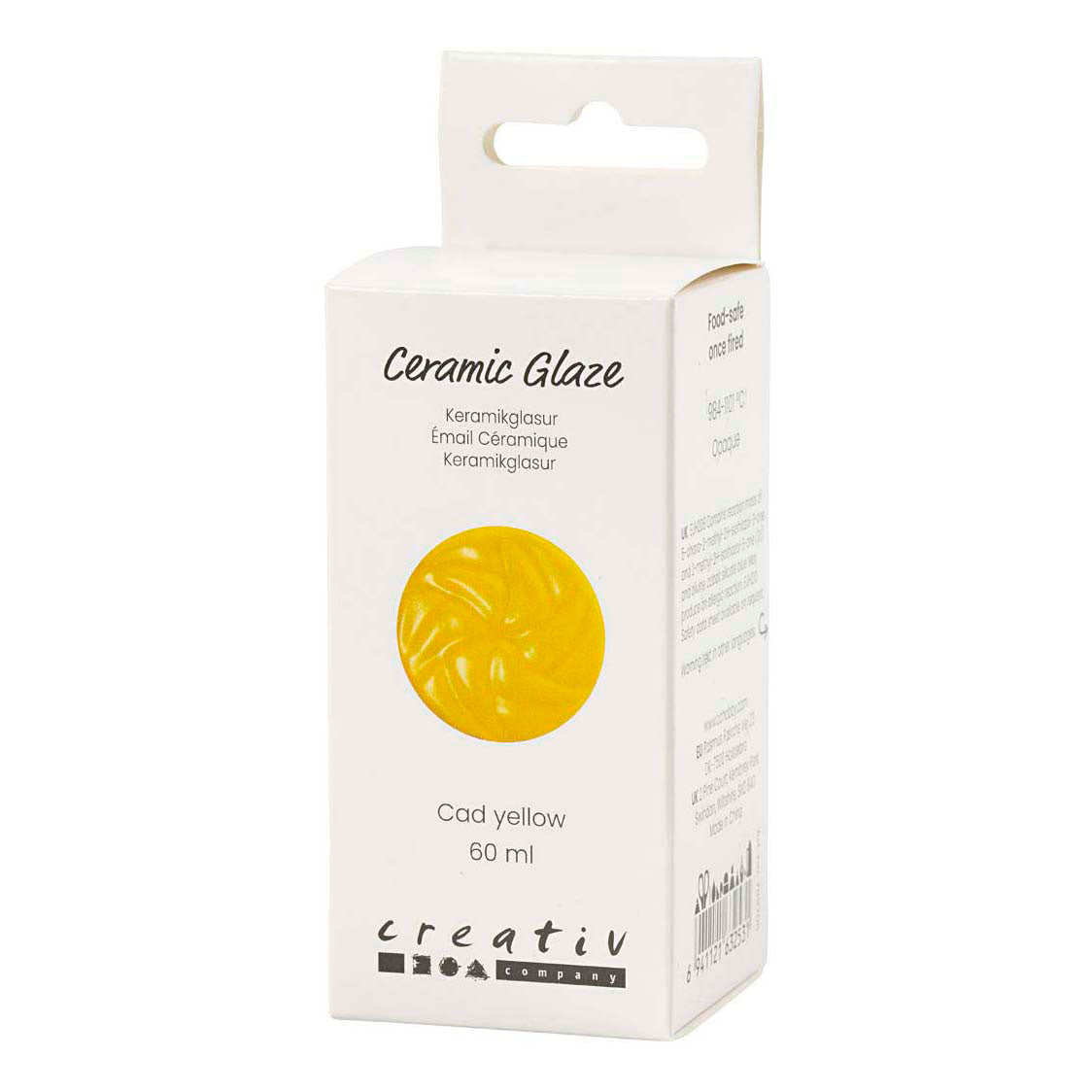 Creativ company https: www.cchobby.nl keramiek-glazuur-984-1101-c-dekkend-cad-yellow-60-ml-1-doosje