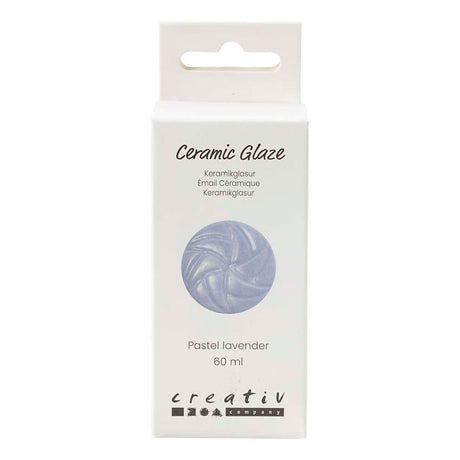 Creativ company keramiek glazuur 984-1101 c dekkend pastel lavender - 60ml