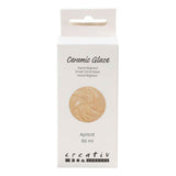 Creativ company keramiek glazuur 984-1101 c dekkend apricot - 60ml