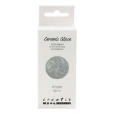 Creativ company keramiek glazuur 984-1101 c dekkend art grey - 60ml