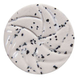 Creativ company gespikkeld keramiek glazuur 999-1060 c dekkend sneeuwwit - 60ml