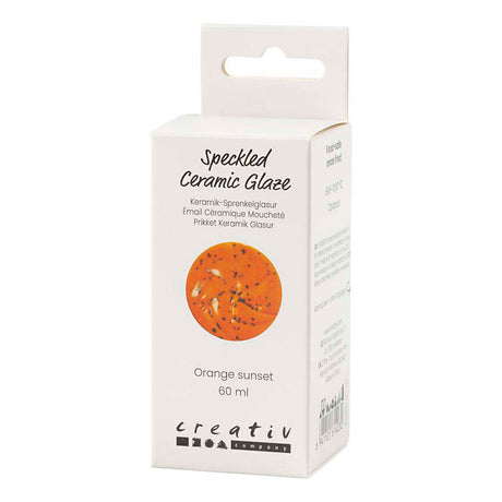 Creativ company https: www.cchobby.nl gespikkeld-keramiekglazuur-999-1060-c-dekkend-orange-sunset-60-ml-1-doosje
