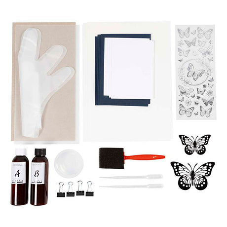 Creativ company hobbyset cyanotypie blauw