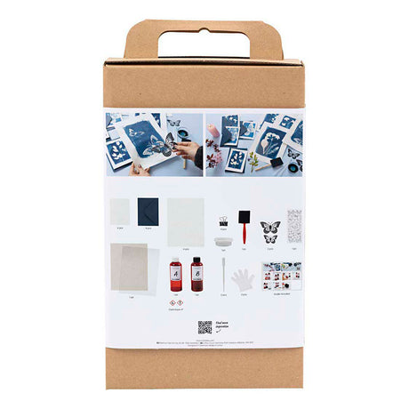 Creativ company hobbyset cyanotypie blauw