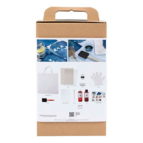Creativ company http: www.cchobby.nl hobbyset-cyanotypie-textiel-blauw-1-doos