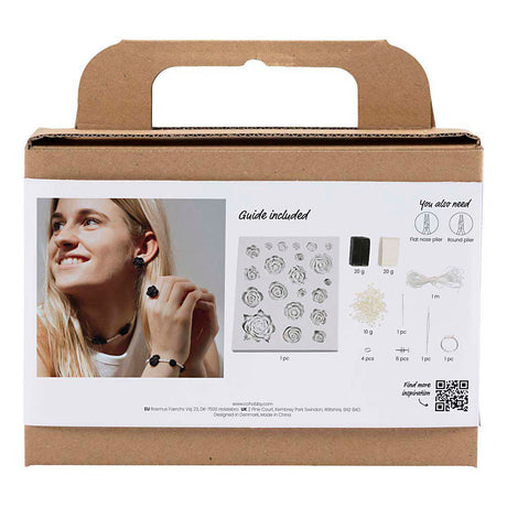 Creativ company https: www.cchobby.nl mini-hobbyset-sieraden-rozen-zwart-zwart-wit-wit-1-doos