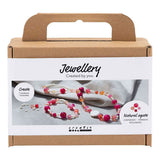 Creativ company https: www.cchobby.nl mini-hobbyset-sieraden-halsketting-en-armband-roze-1-doos