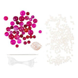 Creativ company https: www.cchobby.nl mini-hobbyset-sieraden-halsketting-en-armband-roze-1-doos