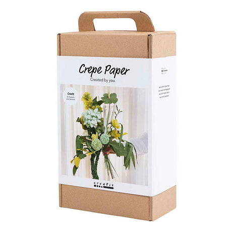 Creativ company maxi hobbyset bloemenboeket van crepepapier
