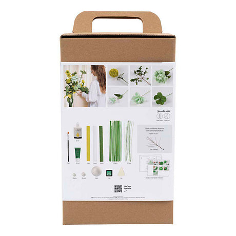 Creativ company maxi hobbyset bloemenboeket van crepepapier