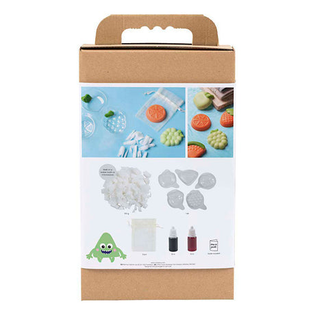 Creativ company http: www.cchobby.nl hobbyset-zeep-maken-fruit-groen-oranje-1-doos