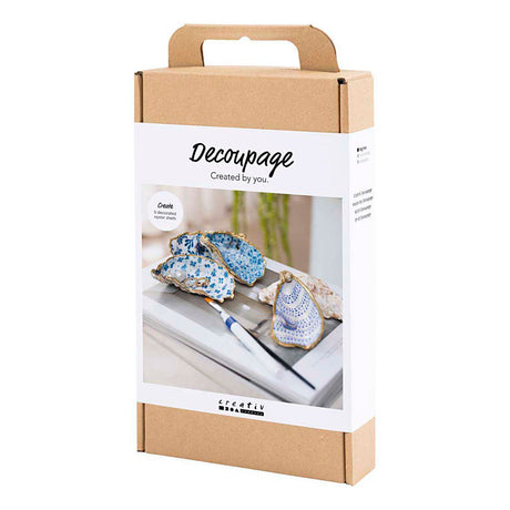 Creativ company https: www.cchobby.nl hobbyset-decoupage-oesterschelpen-blauw-1-doos