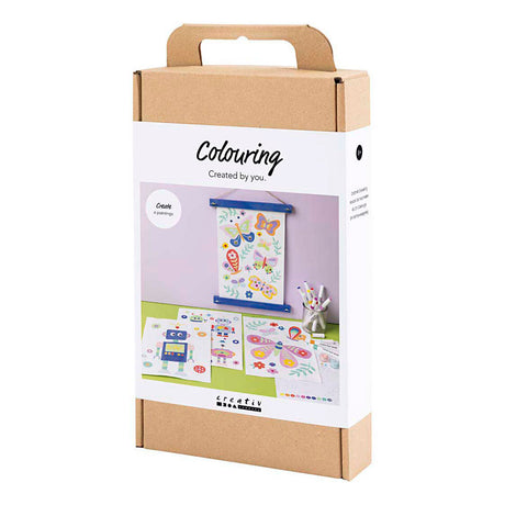 Creativ company https: www.cchobby.nl hobbyset-kleuren-vlinder-en-robot-vrolijke-kleuren-1-doos