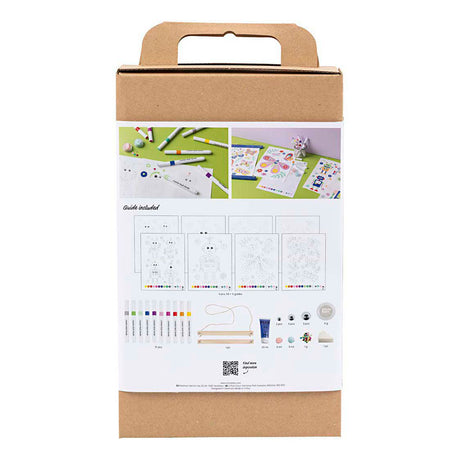 Creativ company https: www.cchobby.nl hobbyset-kleuren-vlinder-en-robot-vrolijke-kleuren-1-doos
