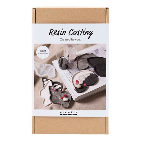 Creativ company hobbyset hars gieten conchschelp zwart en wit