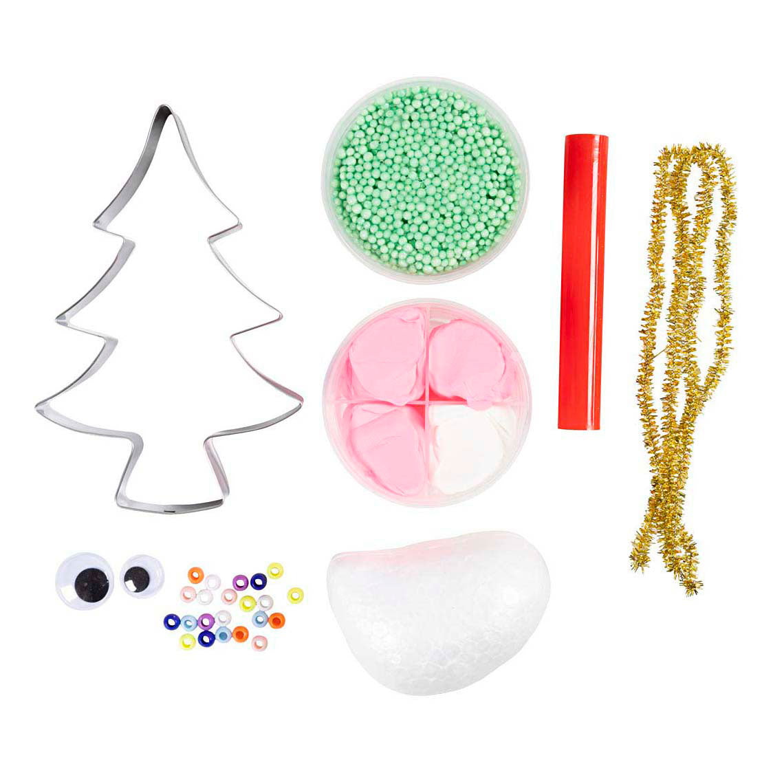 Creativ company https: www.cchobby.nl mini-hobbyset-boetseren-kerstboommonster-diverse-kleuren-1-doos