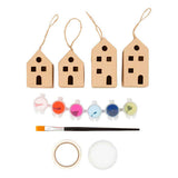 Creativ company mini hobbyset decoratie huizen kleurrijk