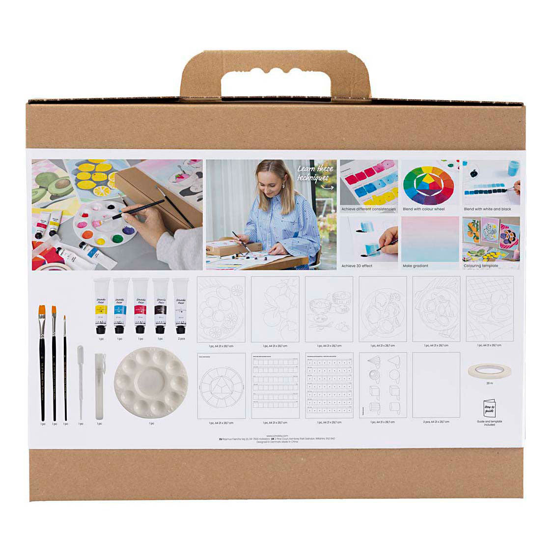 Creativ company https: www.cchobby.nl starter-hobbyset-gouache-schilderijen-diverse-kleuren-1-doos
