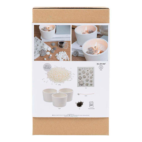 Creativ company http: www.cchobby.nl hobbyset-kaarsen-maken-roos-beige-wit-creme-1-doos