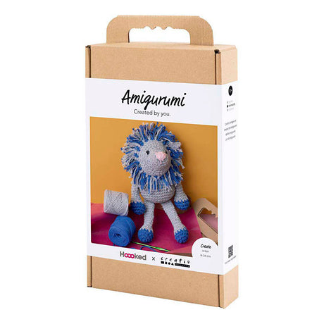 Creativ company https: www.cchobby.nl hobbyset-amigurumi-leeuw-marineblauw-lichtgrijs-1-doos
