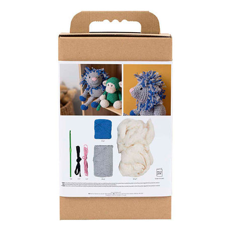 Creativ company https: www.cchobby.nl hobbyset-amigurumi-leeuw-marineblauw-lichtgrijs-1-doos