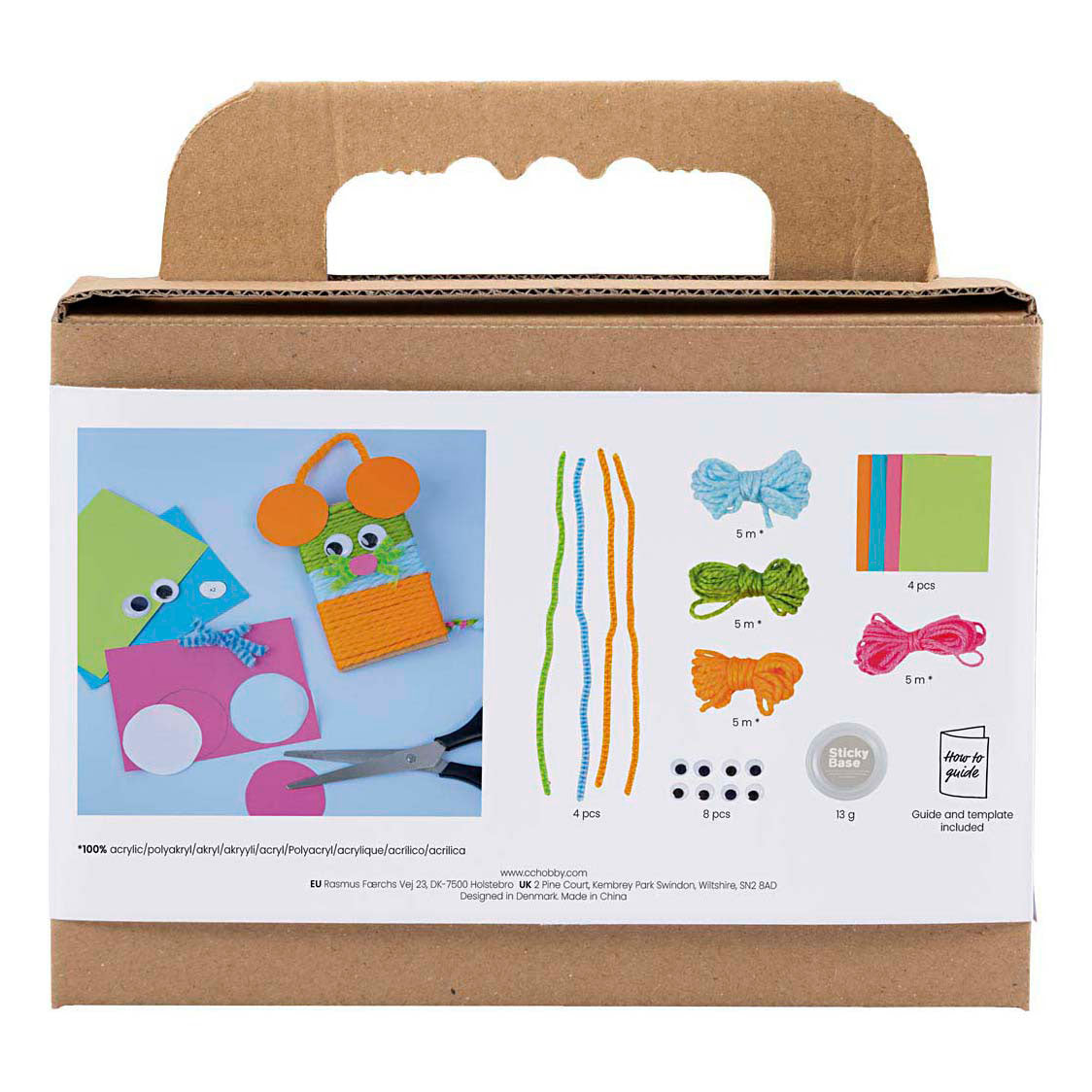 Creativ company https: www.cchobby.nl mini-hobbyset-decoratie-muizen-en-uilen-diverse-kleuren-1-doos