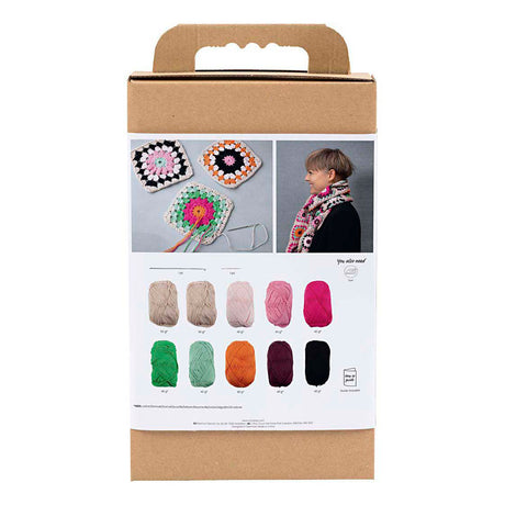 Creativ company https: www.cchobby.nl hobbyset-haken-sjaal-creme-warme-kleuren-1-doos