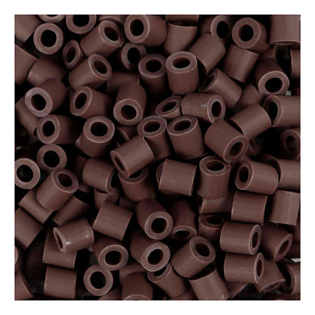 Creativ company http: www.cchobby.nl biobeads-van-nabbi-afm-5x5-mm-gatgrootte-2-5-mm-medium-bruin-1000-stuk-1-doos